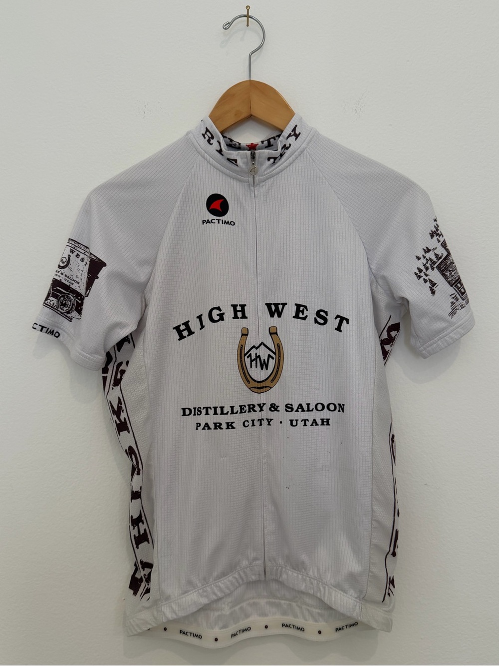 Pactimo High West Distillery Cycling Jersey Park City Utah Whiskey Bike - Medium